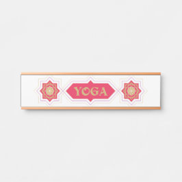 Letrero Para Puerta Yoga