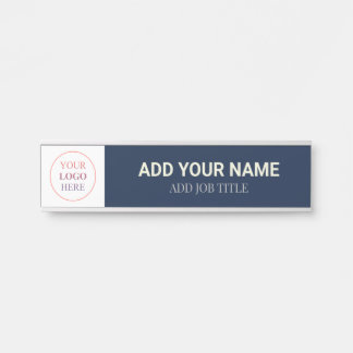 Letrero Para Puerta Your Business Logo Here Hangling Name Plate