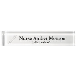 Letrero personalizado de la "aguja"