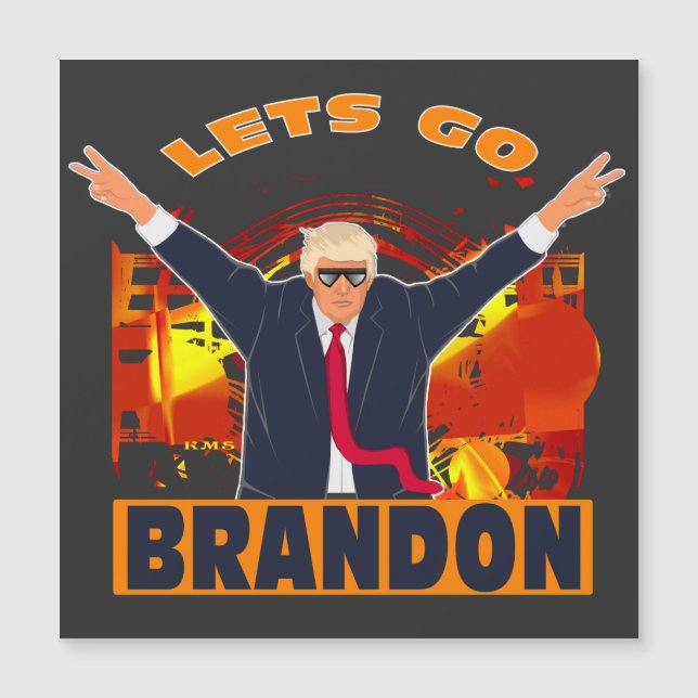 Let's Go Brandon Funny Anti Biden Trump Political  (Anverso)