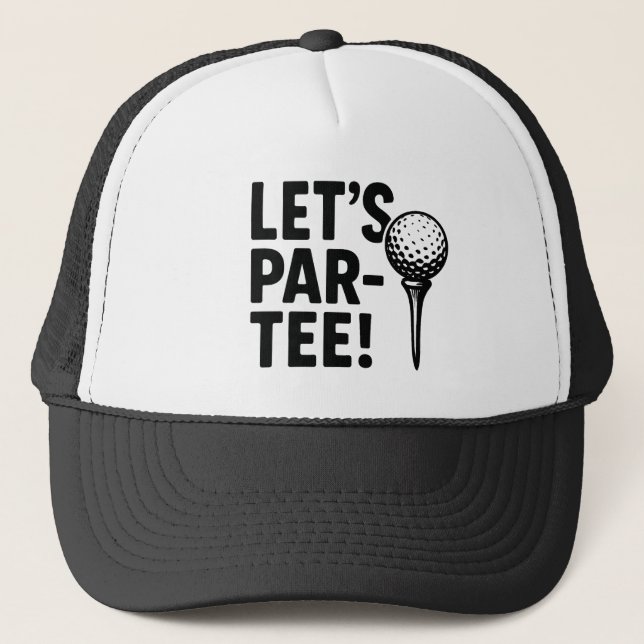 Let's Par-Tee Golf Gorra (Anverso)
