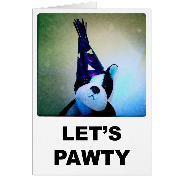 Let's Pawty Card (Frente)