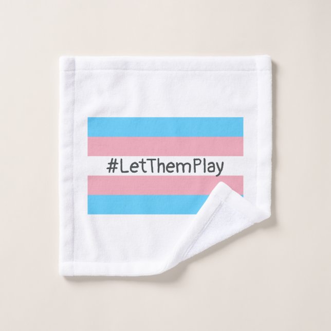 #LetThemPlay atletas transgénero transgénero bande (Toallita)