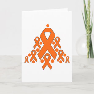 Leukemia Navidad Árbol de cinta