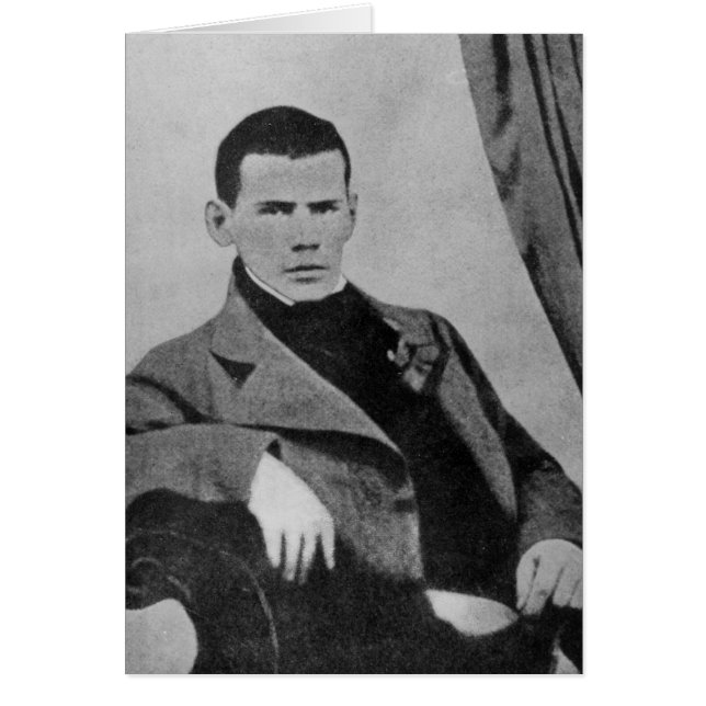 Lev Nikolaevich Tolstoy como estudiante (Frente)