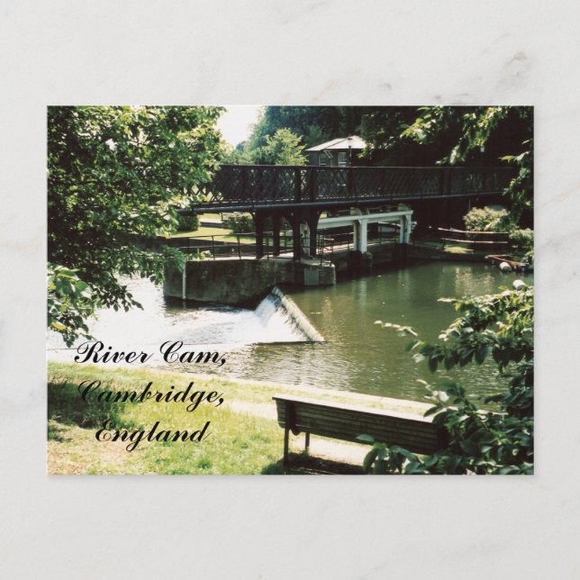 Leva del río, postal de Cambridge (Anverso)