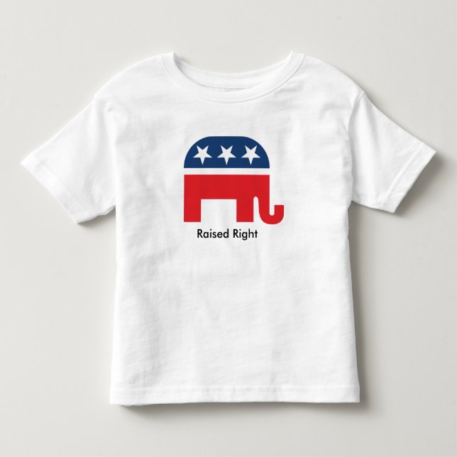 Levantado Muy Gracioso Camisa Juvenil Republicana  (Anverso)