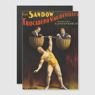 Levantador de pesas Eugen Sandow Vaudeville