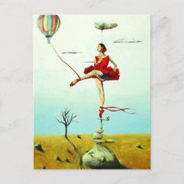 Levántame la postal Inspiradora de Ballerina