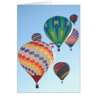 Levantamiento de los globos del aire caliente
