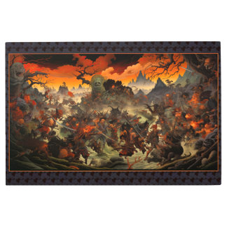 Levantamiento zombi Japón feudal - Impresión de bl