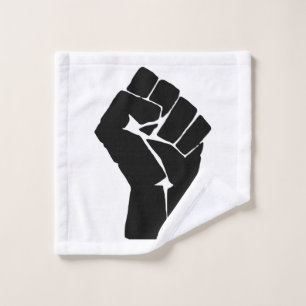 Levantan puño negro - Protesta de resistencia