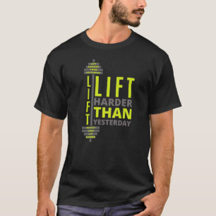 Levantar más fuerte que la camiseta de ayer