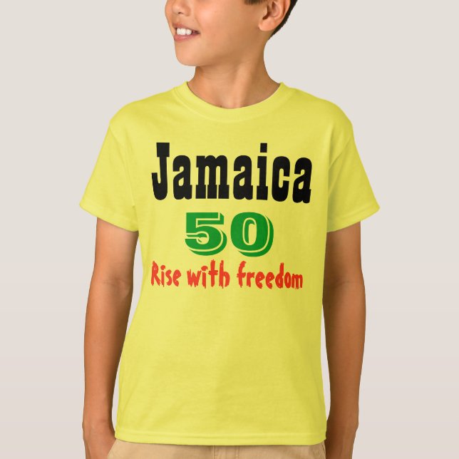 levantarse con camisetas de jamaica (Anverso)