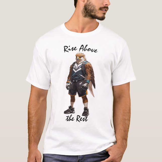 Levantarse por encima de la camiseta del guerrero  (Anverso)