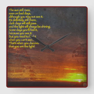 Levantarse y brillar Reloj