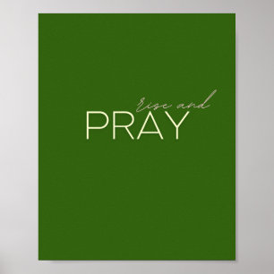 levantarse y rezar Posters y pinturas