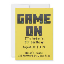 ¡Levántate! Invitación de cumpleaños a Epic Video