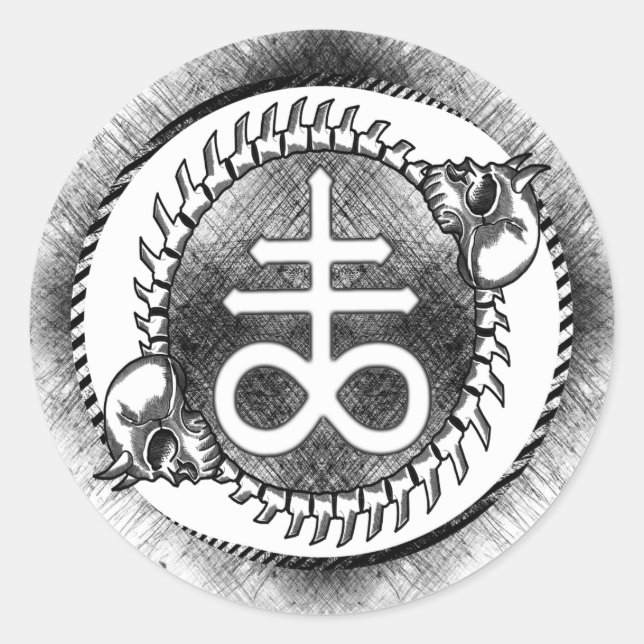 Leviatán sigil pegatina (Anverso)