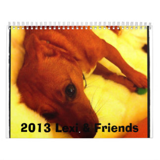 Lexi 2013 y calendario del perro de los amigos