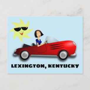 LEXINGTON, CHICA KENTUCKY EN Postales DE ARTE DE C
