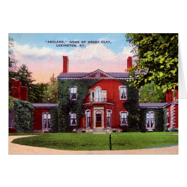 Lexington, Kentucky Ashland, hogar de Henry Clay (Anverso (Horizontal))