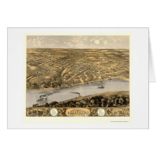 Lexington, mapa panorámico del MES - 1869