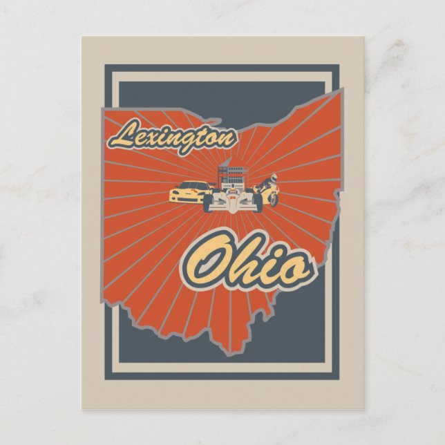 Lexington, Ohio Postcard - Postales de viaje (Anverso)