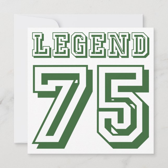 Leyenda a los 75 (Anverso)