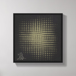 Leyenda- Arte abstracto de lona estirada