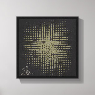 Leyenda- Arte abstracto de lona estirada