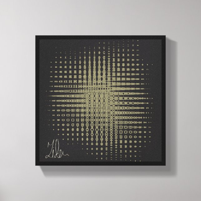 Leyenda- Arte abstracto de lona estirada (Anverso)