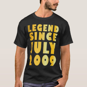 Leyenda de 16 Años Desde Julio 2009 16a Camiseta B