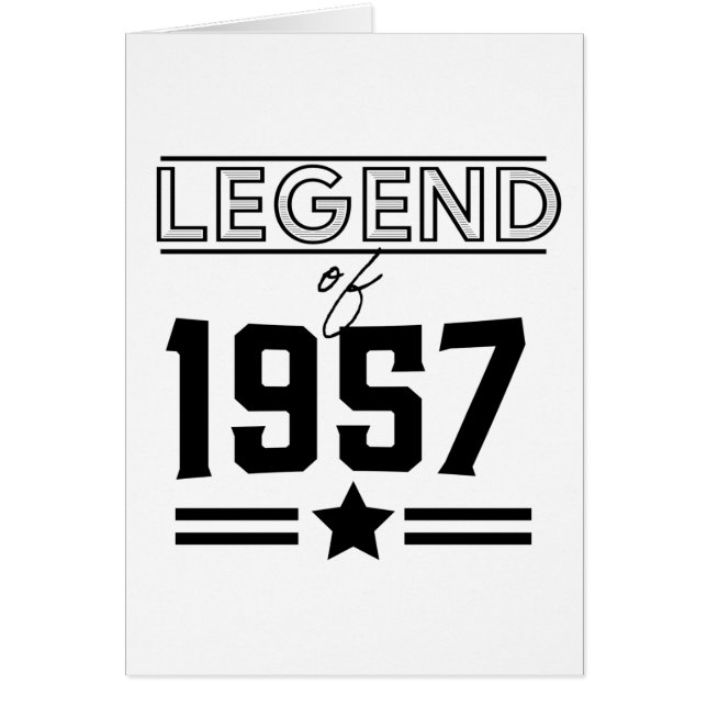 Leyenda de época de 1957 (Frente)