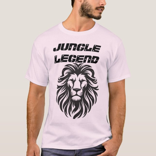 Leyenda de la jungla - Camiseta de la cola del leó (Anverso)