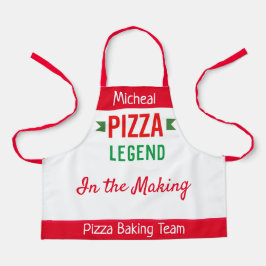 Leyenda de la pizza - delantal para niños