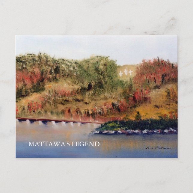 Leyenda de Mattawa - postal (Anverso)
