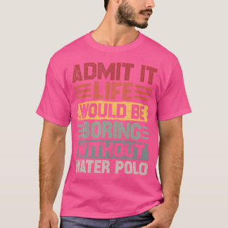 Leyenda De Polo De Agua Retro Natación Hombres Agu