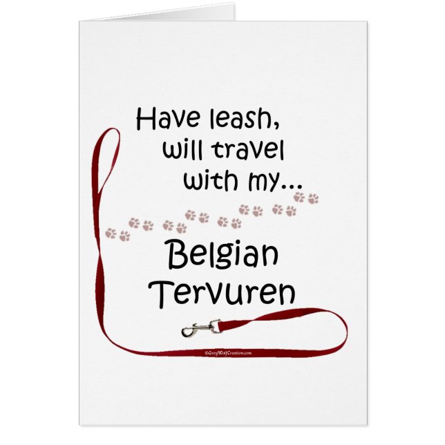 Leyenda de viaje de Tervuren Belga (Frente)