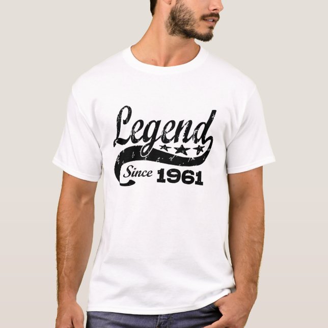 Leyenda desde la camiseta de 1961 (Anverso)