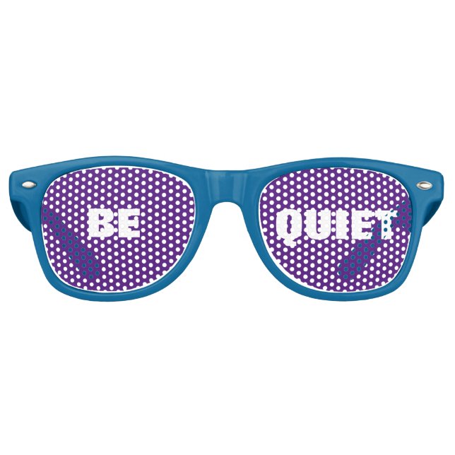 Leyenda divertida de Guay Be Quiet Retro Gafas de  (Anverso)