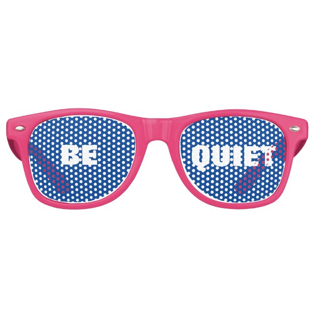 Leyenda divertida de Guay Be Quiet Retro Gafas de  (Anverso)