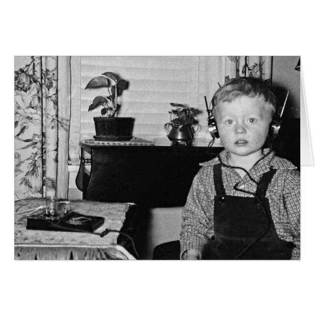 Leyenda humorística del niño de la radio personali (Anverso (Horizontal))