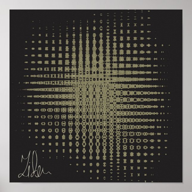 Leyenda - poster de arte abstracto (Frente)