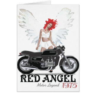 Leyenda roja del motor del corredor del café del
