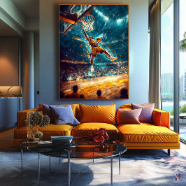 Leyenda Slam Dunk - Arte Deportivo Dinámico - Balo