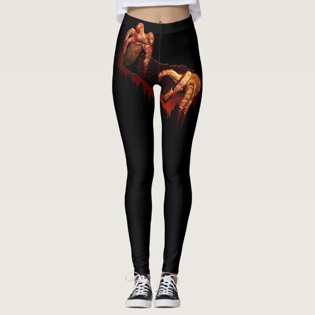Leyendas de Halloween Espectaculares leggings Zomb (Anverso)