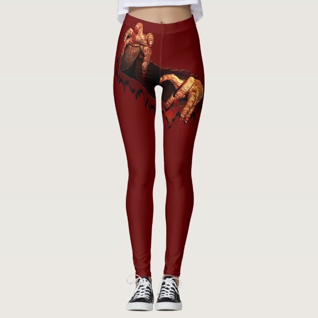 Leyendas de Halloween Espectaculares leggings Zomb (Anverso)
