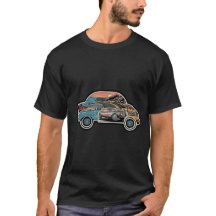 Leyendas de la carretera: camiseta de coches vinta