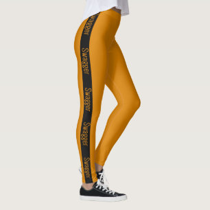 Leyendas de naranja para mujeres, pantalones de yo